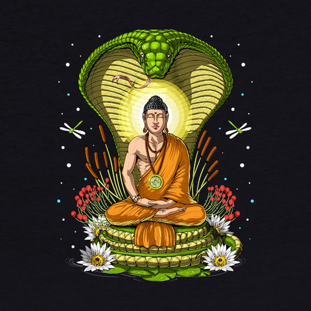 Buddha Zen Cobra Meditation by underheaven